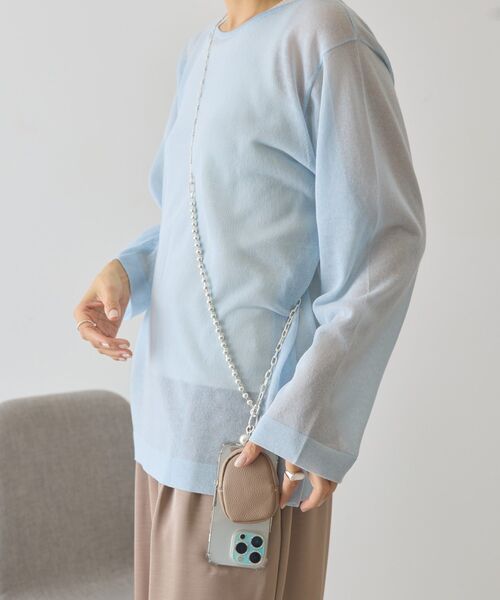 AMERICAN HOLIC（アメリカンホリック）の「マルチスマホショルダー（スマホグッズ・レディース・ブラック/グレイッシュベージュ・FREE）」の7枚目の写真