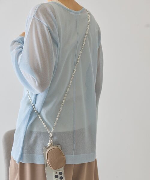 AMERICAN HOLIC（アメリカンホリック）の「マルチスマホショルダー（スマホグッズ・レディース・ブラック/グレイッシュベージュ・FREE）」の5枚目の写真