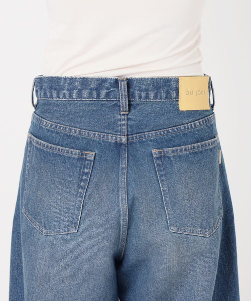 B.C STOCK（ベーセーストック）の「ウォッシャブル / DU JOUR / デュ ジュール SWORD CROP JEAN（デニムパンツ・レディース・ベージュ/ブルー系その他・34/36/38）」の9枚目の写真
