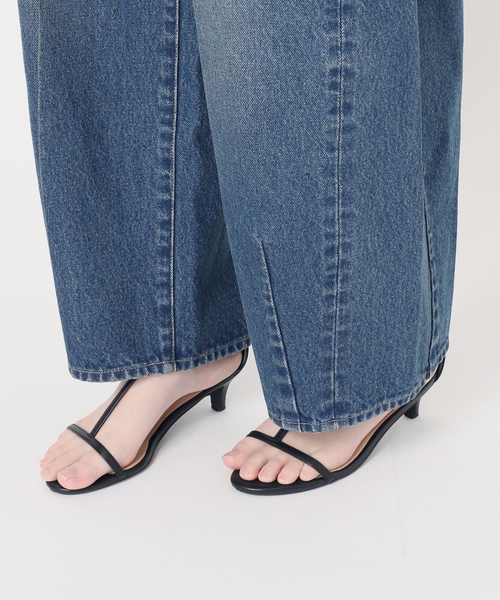 B.C STOCK（ベーセーストック）の「ウォッシャブル / DU JOUR / デュ ジュール SWORD CROP JEAN（デニムパンツ・レディース・ベージュ/ブルー系その他・34/36/38）」の13枚目の写真