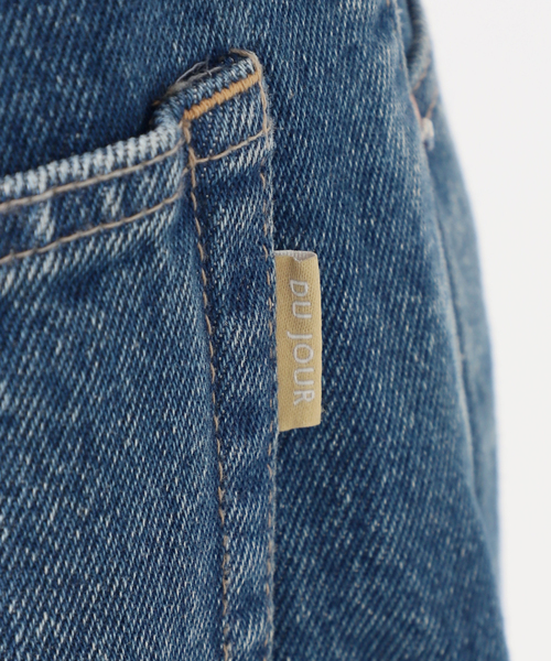 B.C STOCK（ベーセーストック）の「ウォッシャブル / DU JOUR / デュ ジュール SWORD CROP JEAN（デニムパンツ・レディース・ベージュ/ブルー系その他・34/36/38）」の14枚目の写真