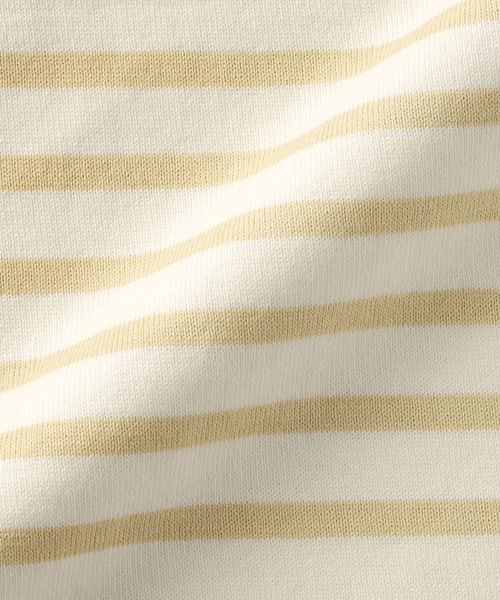 無印良品(ムジルシリョウヒン)の「婦人 太番手ボートネック長袖Tシャツ(Tシャツ/カットソー・レディース・スモーキーグリーン系/オフホワイト/チャコールグレー/ネイビー系/ブルー系/ライトイエロー系・S/L/XL/M)」の7枚目の写真