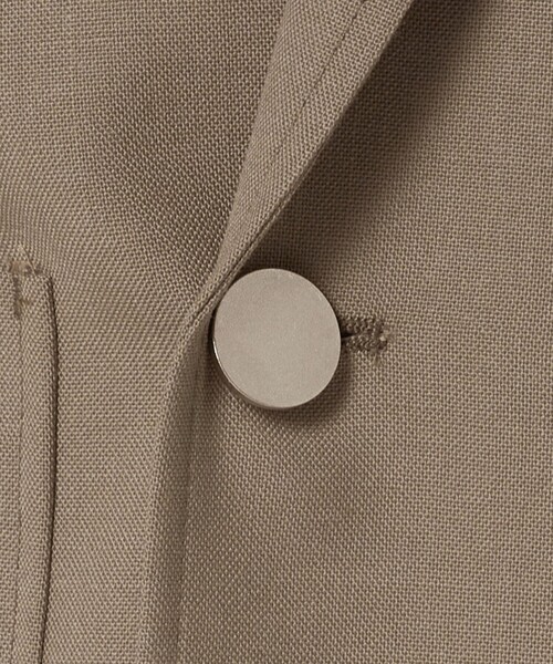 green label relaxing（グリーンレーベルリラクシング）の「TW トロピカル ダブルブレスト 4B ブレザー ジャケット（テーラードジャケット・メンズ・ブラック/ベージュ・M/S/XL/L）」の5枚目の写真