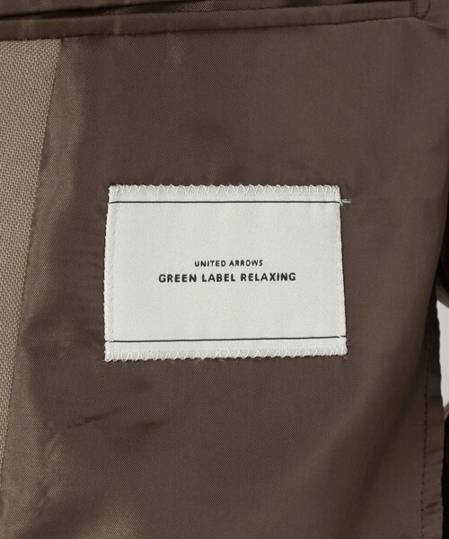 green label relaxing（グリーンレーベルリラクシング）の「TW トロピカル ダブルブレスト 4B ブレザー ジャケット（テーラードジャケット・メンズ・ブラック/ベージュ・M/S/XL/L）」の8枚目の写真