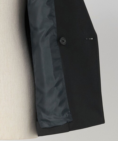 green label relaxing（グリーンレーベルリラクシング）の「TW トロピカル ダブルブレスト 4B ブレザー ジャケット（テーラードジャケット・メンズ・ブラック/ベージュ・M/S/XL/L）」の14枚目の写真