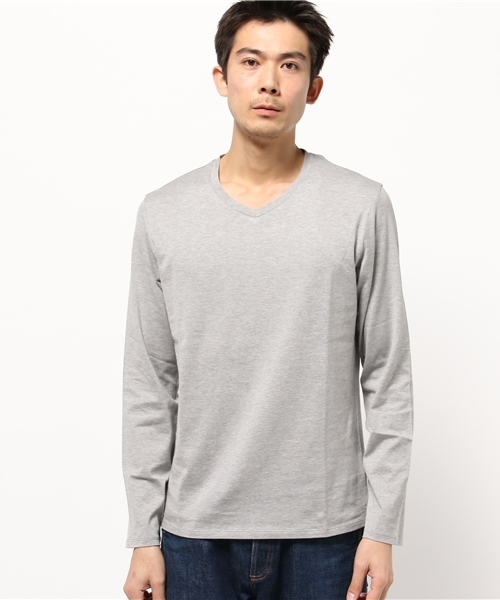 EDIFICE(エディフィス)の「◇サルージャテンジク V/N L/S(Tシャツ/カットソー・メンズ・ネイビー/ブラック/チャコールグレー/ホワイト・48/44/46)」の3枚目の写真