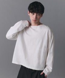 Confirm（コンファーム）の「Boat Neck Long-Sleeve Tee   ボートネックロングスリーブTシャツ メンズ レディース ユニセックス（Tシャツ/カットソー）」