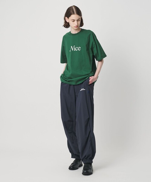 NICE WEATHER(ナイスウェザー)の「<NICE WEATHER>ナイロン トレーニングパンツ(その他パンツ・メンズ・ネイビー・L/M/S/XS)」の4枚目の写真