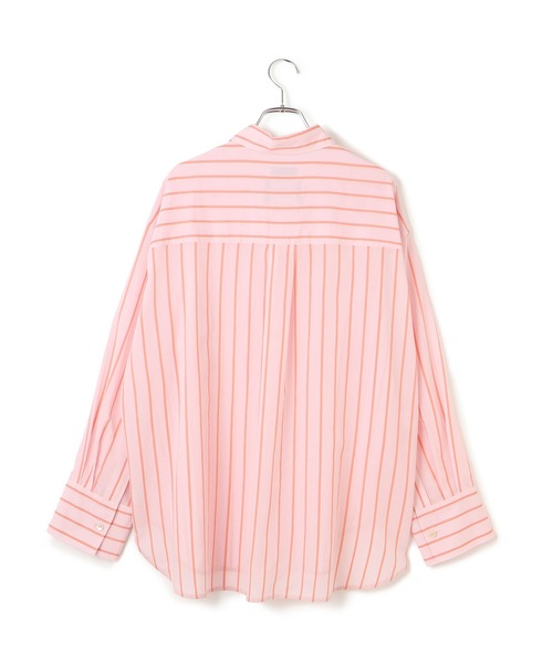 ADAM ET ROPE'（アダムエロペ）の「FAbRICA ストライプマルチwayシャツ（シャツ/ブラウス・レディース・サックスブルー/ターコイズブルー/ピンク系その他2・FREE）」の12枚目の写真