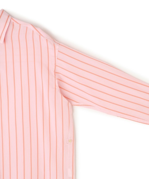 ADAM ET ROPE'（アダムエロペ）の「FAbRICA ストライプマルチwayシャツ（シャツ/ブラウス・レディース・サックスブルー/ターコイズブルー/ピンク系その他2・FREE）」の14枚目の写真