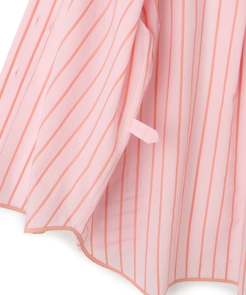 ADAM ET ROPE'（アダムエロペ）の「FAbRICA ストライプマルチwayシャツ（シャツ/ブラウス・レディース・サックスブルー/ターコイズブルー/ピンク系その他2・FREE）」の4枚目の写真