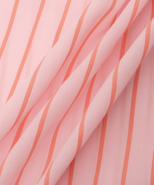 ADAM ET ROPE'（アダムエロペ）の「FAbRICA ストライプマルチwayシャツ（シャツ/ブラウス・レディース・サックスブルー/ターコイズブルー/ピンク系その他2・FREE）」の7枚目の写真