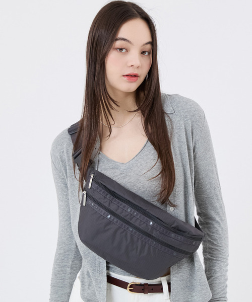 LeSportsac(レスポートサック)の「HERITAGE BELT BAG サンダー(ボディバッグ/ウエストポーチ・レディース・グレー・FREE)」の1枚目の写真