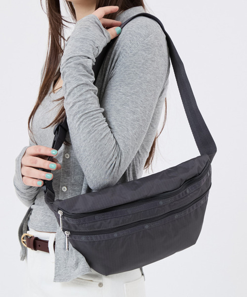 LeSportsac(レスポートサック)の「HERITAGE BELT BAG サンダー(ボディバッグ/ウエストポーチ・レディース・グレー・FREE)」の2枚目の写真