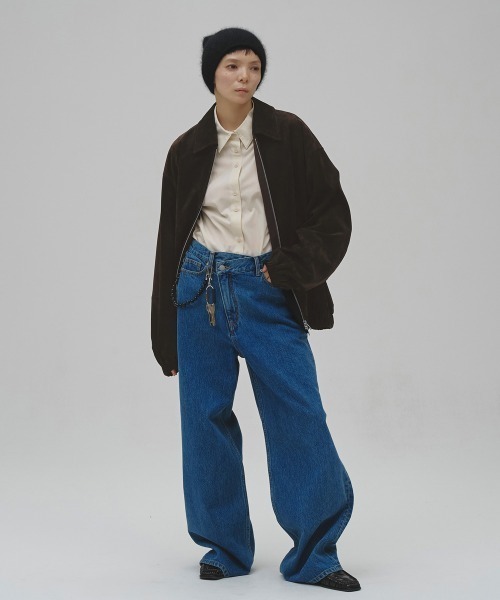 TODAYFUL（トゥデイフル）の「Suede Zip Blouson（ブルゾン・レディース・ダークブラウン・38inch/36inch）」の2枚目の写真