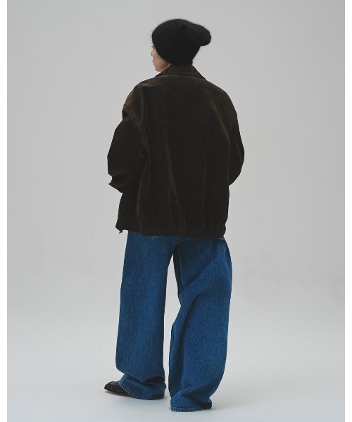 TODAYFUL（トゥデイフル）の「Suede Zip Blouson（ブルゾン・レディース・ダークブラウン・38inch/36inch）」の3枚目の写真