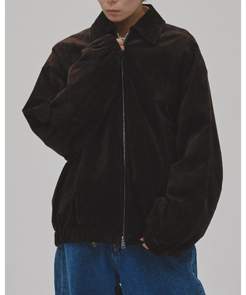 TODAYFUL（トゥデイフル）の「Suede Zip Blouson（ブルゾン・レディース・ダークブラウン・38inch/36inch）」の5枚目の写真