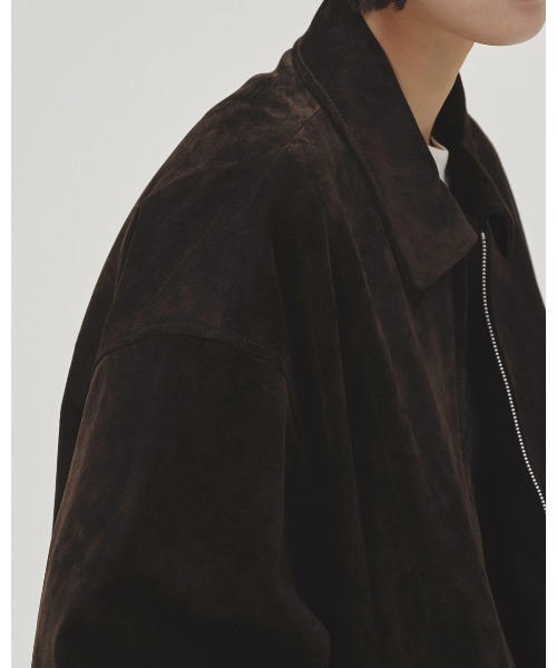 TODAYFUL（トゥデイフル）の「Suede Zip Blouson（ブルゾン・レディース・ダークブラウン・38inch/36inch）」の10枚目の写真