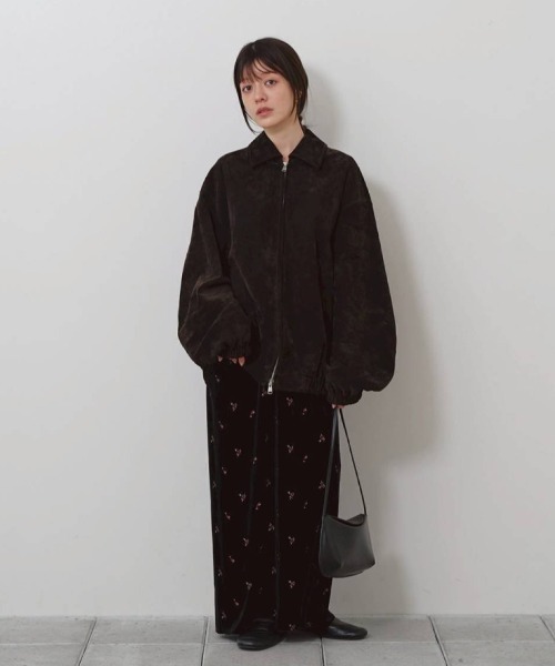 TODAYFUL(トゥデイフル)の「Suede Zip Blouson(ブルゾン・レディース・ダークブラウン・38inch/36inch)」の20枚目の写真