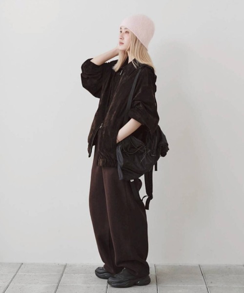 TODAYFUL(トゥデイフル)の「Suede Zip Blouson(ブルゾン・レディース・ダークブラウン・38inch/36inch)」の21枚目の写真
