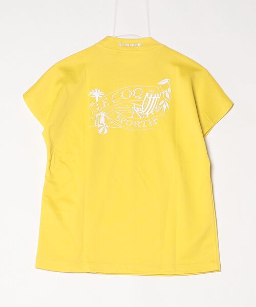 le coq sportif GOLF(ルコックスポルティフゴルフ)の「【ワイドシルエット】モックネックシャツ(Tシャツ/カットソー・レディース・ホワイト/ブルー/イエロー/ネイビー・S/3L/XL/L/M)」の19枚目の写真