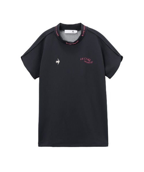le coq sportif GOLF(ルコックスポルティフゴルフ)の「【ワイドシルエット】モックネックシャツ(Tシャツ/カットソー・レディース・ホワイト/ブルー/イエロー/ネイビー・S/3L/XL/L/M)」の3枚目の写真