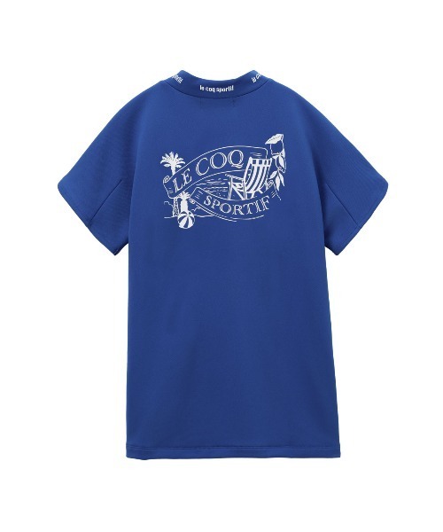 le coq sportif GOLF(ルコックスポルティフゴルフ)の「【ワイドシルエット】モックネックシャツ(Tシャツ/カットソー・レディース・ホワイト/ブルー/イエロー/ネイビー・S/3L/XL/L/M)」の13枚目の写真