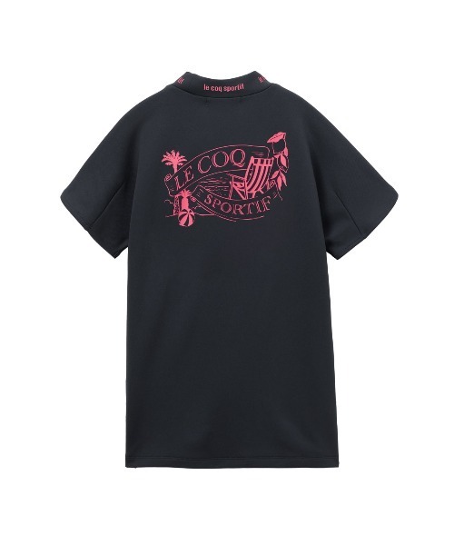 le coq sportif GOLF(ルコックスポルティフゴルフ)の「【ワイドシルエット】モックネックシャツ(Tシャツ/カットソー・レディース・ホワイト/ブルー/イエロー/ネイビー・S/3L/XL/L/M)」の10枚目の写真