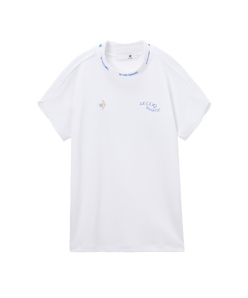 le coq sportif GOLF(ルコックスポルティフゴルフ)の「【ワイドシルエット】モックネックシャツ(Tシャツ/カットソー・レディース・ホワイト/ブルー/イエロー/ネイビー・S/3L/XL/L/M)」の6枚目の写真