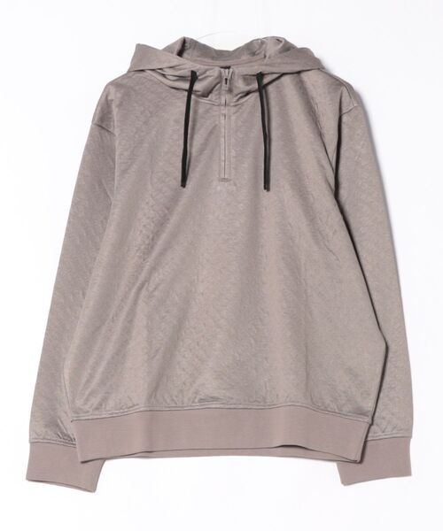 ARMANI EXCHANGE（アルマーニエクスチェンジ）の「【ARMANI EXCHANGE】 ジャガードハーフZIPパーカー（パーカー・メンズ・ブラウン系/ブラック・3/2/1/4）」の2枚目の写真