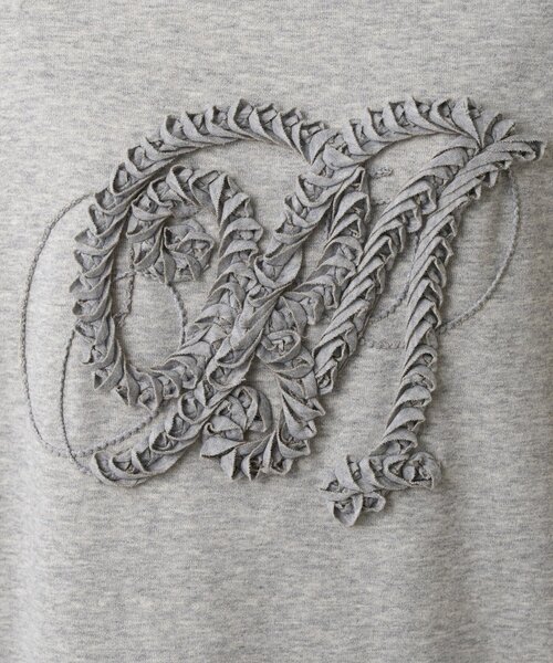 LIVETART(リヴェタート)の「BA刺繍カットソー(Tシャツ/カットソー・レディース・グレー/ホワイト・FREE)」の9枚目の写真