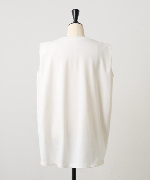 LIVETART(リヴェタート)の「BA刺繍カットソー(Tシャツ/カットソー・レディース・グレー/ホワイト・FREE)」の13枚目の写真