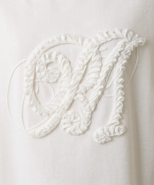 LIVETART(リヴェタート)の「BA刺繍カットソー(Tシャツ/カットソー・レディース・グレー/ホワイト・FREE)」の19枚目の写真