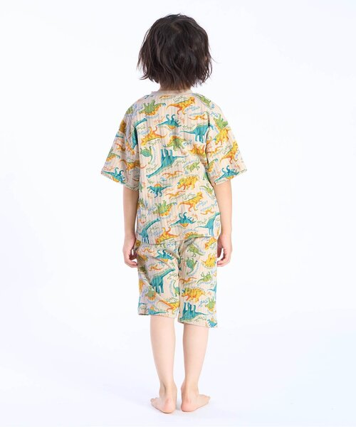 Ampersand（アンパサンド）の「きょうりゅう柄パジャマ（ルームウェア/パジャマ・キッズ・ベージュ/グリーン・110/100/90/80/140/130/120）」の10枚目の写真