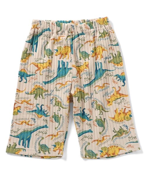 Ampersand（アンパサンド）の「きょうりゅう柄パジャマ（ルームウェア/パジャマ・キッズ・ベージュ/グリーン・110/100/90/80/140/130/120）」の3枚目の写真