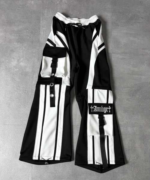 Amilige(アミリージュ)の「ラインバイカラー2wayパンツ(その他パンツ・レディース・ブラック×ホワイト/ブラック×パープル/ホワイト×ブルー・FREE)」の17枚目の写真