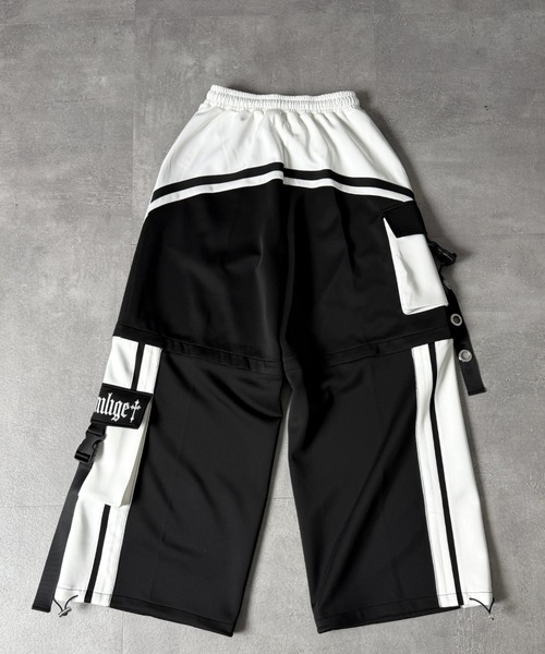 Amilige(アミリージュ)の「ラインバイカラー2wayパンツ(その他パンツ・レディース・ブラック×ホワイト/ブラック×パープル/ホワイト×ブルー・FREE)」の18枚目の写真