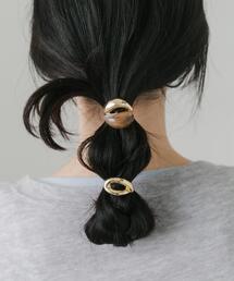 SMELLY | ニュアンスメタルカーブ2セットヘアカフ(その他ヘアアクセサリー)