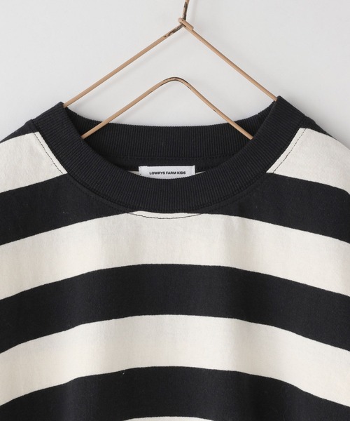 LOWRYS FARM（ローリーズファーム）の「フトボーダーＴＳＳ　647867（Tシャツ/カットソー・キッズ・ブラウン/レッド/ブラック/グリーン・140cm/130cm/120cm/110cm/150cm）」の20枚目の写真