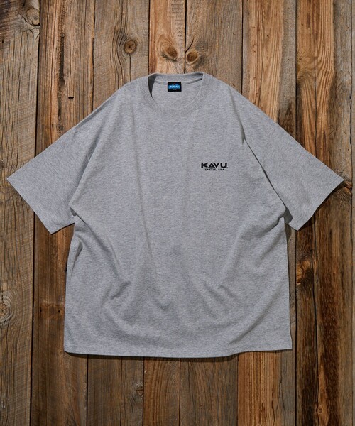 FREAK'S STORE(フリークスストア)の「限定展開 KAVU×FREAK'S STORE カブ― 別注 バックプリント クルーネック Tシャツ TIGER(Tシャツ/カットソー・メンズ・ホワイト/グレー/グレイッシュベージュ/ブラック・LARGE/MEDIUM/SMALL)」の15枚目の写真