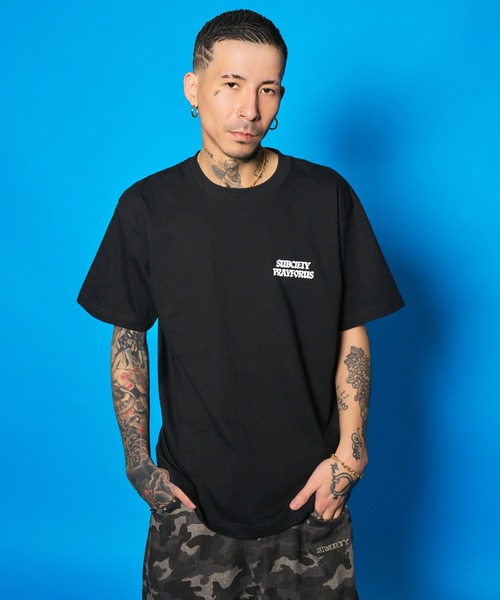 Subciety（サブサエティ）の「Medaille tee（Tシャツ/カットソー・メンズ・ホワイト×ブルー/ホワイト×ブラック/スミクロ/ブラック×ホワイト・XX-LARGE/SMALL/MEDIUM/LARGE/X-LARGE）」の14枚目の写真