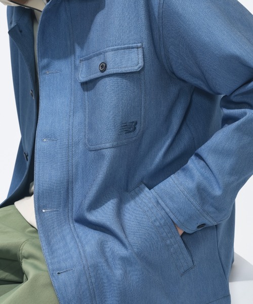 NEW BALANCE（ニューバランス）の「ニューバランス New Balance デニムスタイルジャケット（デニムジャケット・メンズ・サックスブルー・S）」の14枚目の写真