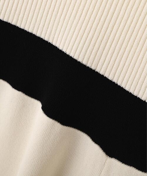 PROPORTION BODY DRESSING(プロポーションボディドレッシング)の「リボンタイバイカラーニットワンピース / 1216140306(ワンピース・レディース・ネイビー/ベージュ/ホワイト系その他・MEDIUM/P/S/SMALL)」の16枚目の写真