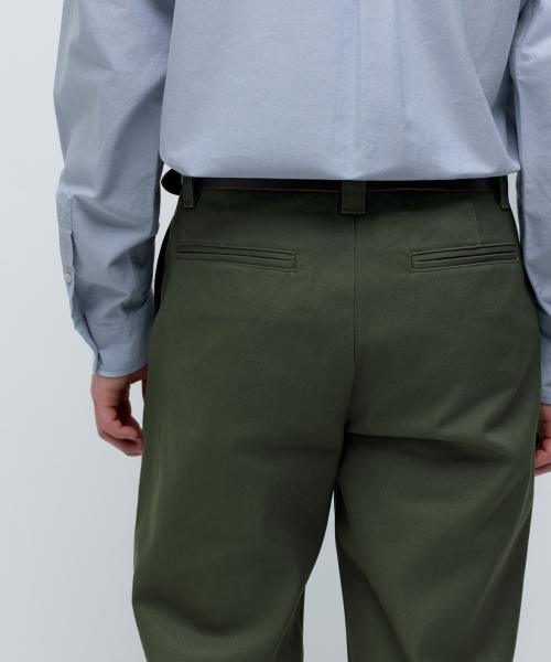 MUSINSA STANDARD（ムシンサスタンダード）の「ソリッドCPレギュラーフィットチノパンツ[カーキ]（その他パンツ・メンズ・その他・40/38/42/36/34/32/30/31/33/26/27/28/29）」の6枚目の写真