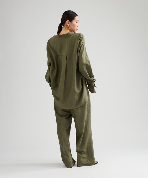 Chaos（カオス）の「Chaos(カオス)/ ブランリーシャツ（シャツ/ブラウス・レディース・カーキ/レッド・FREE）」の9枚目の写真