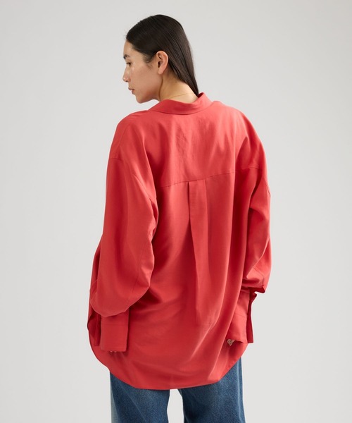 Chaos（カオス）の「Chaos(カオス)/ ブランリーシャツ（シャツ/ブラウス・レディース・カーキ/レッド・FREE）」の17枚目の写真