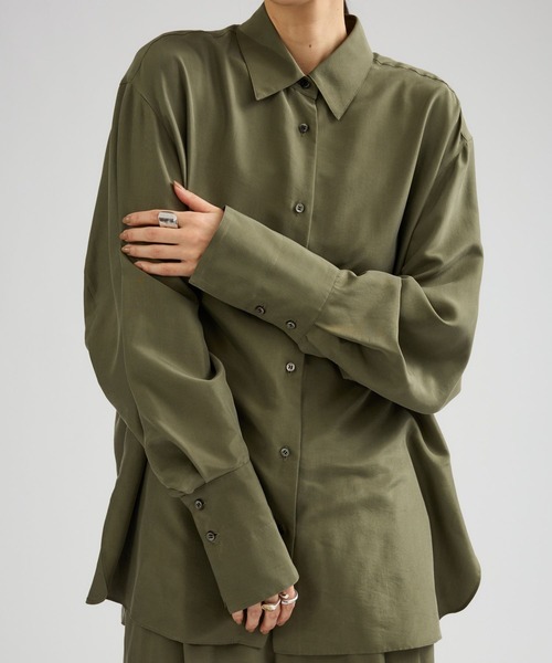 Chaos（カオス）の「Chaos(カオス)/ ブランリーシャツ（シャツ/ブラウス・レディース・カーキ/レッド・FREE）」の13枚目の写真