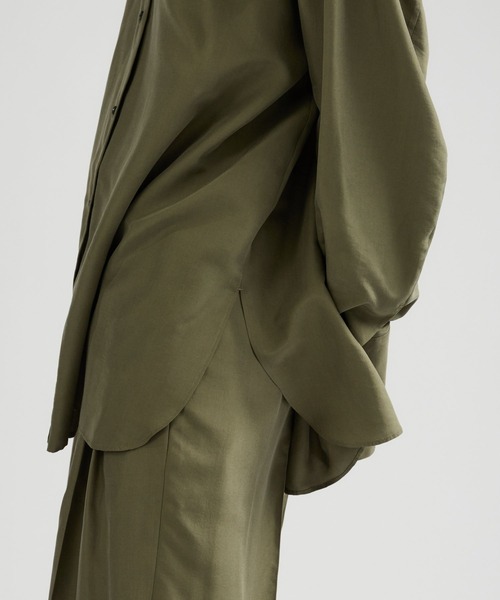 Chaos（カオス）の「Chaos(カオス)/ ブランリーシャツ（シャツ/ブラウス・レディース・カーキ/レッド・FREE）」の14枚目の写真