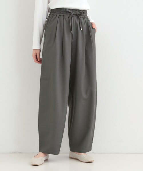 SHOO・LA・RUE(シューラルー)の「【S-LL】タック入り バギーカーブパンツ(その他パンツ・レディース・チャコールグレー/ブラウン系・04/03/02/01)」の8枚目の写真
