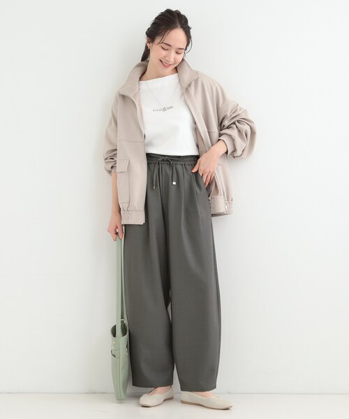 SHOO・LA・RUE(シューラルー)の「【S-LL】タック入り バギーカーブパンツ(その他パンツ・レディース・チャコールグレー/ブラウン系・04/03/02/01)」の10枚目の写真